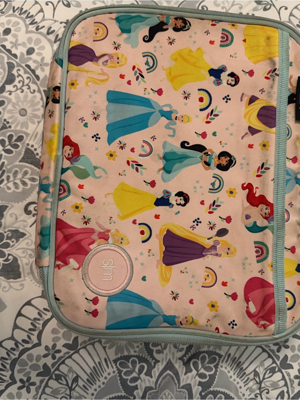 Kids Character Print Lunch Bag - Pink